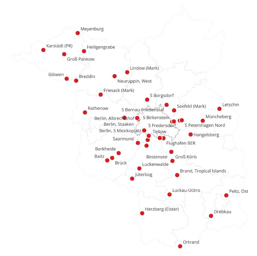 Stationsbefragung Karte 2024 